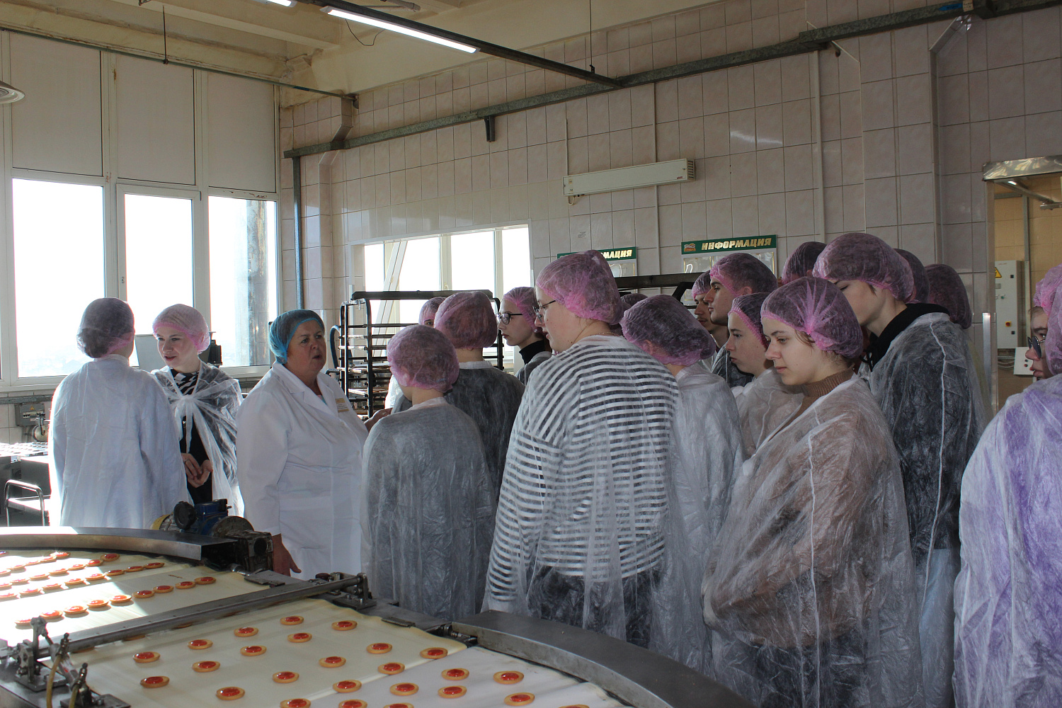 Экскурсія для студэнтаў гандлёва-тэхналагічнага каледжа