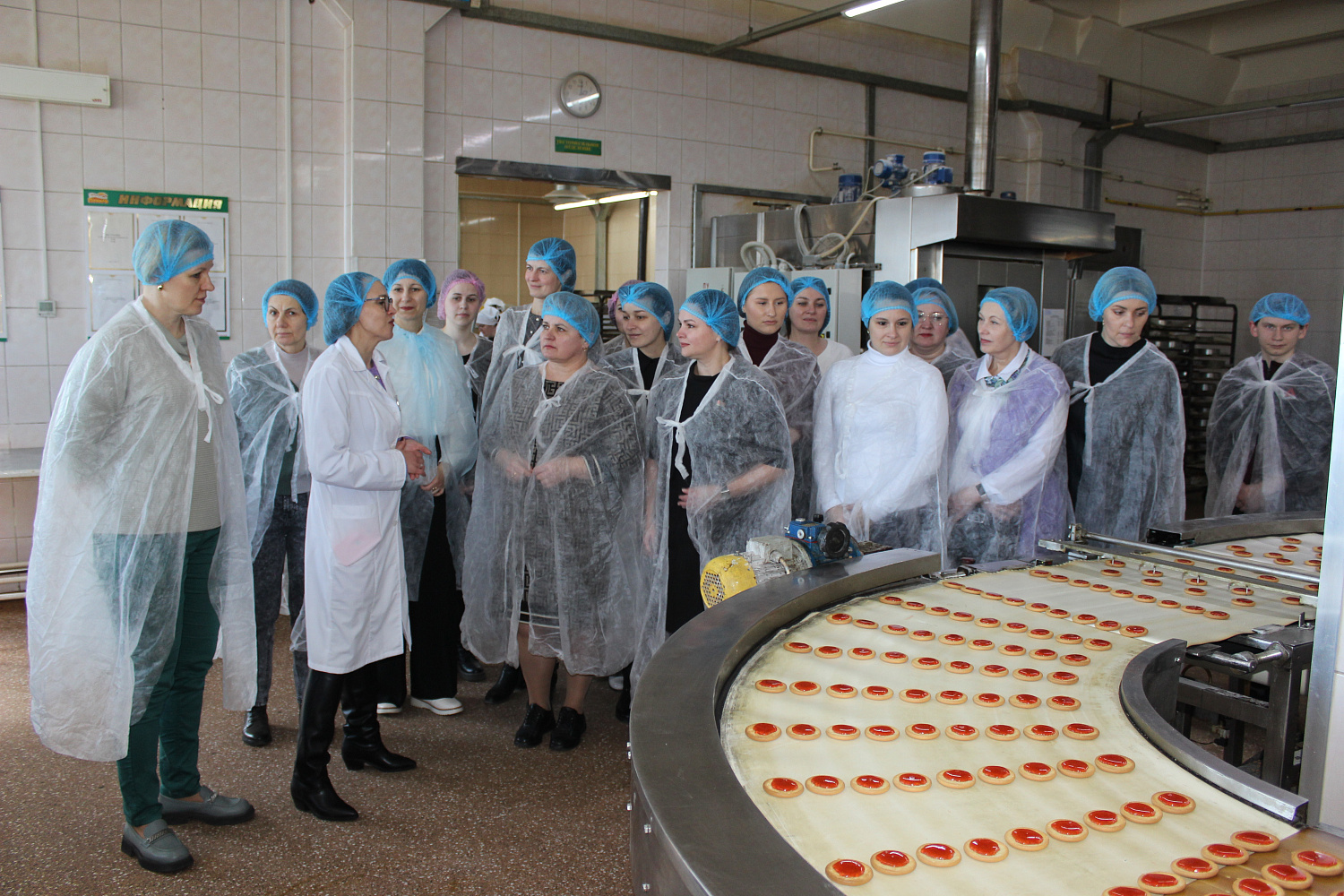 Экскурсія па вытворчасці 21 сакавіка