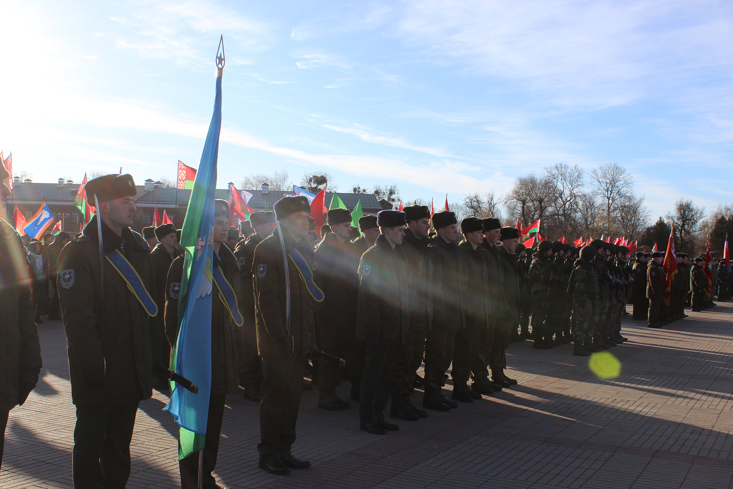 Мітынг да Дня абаронцы Айчыны