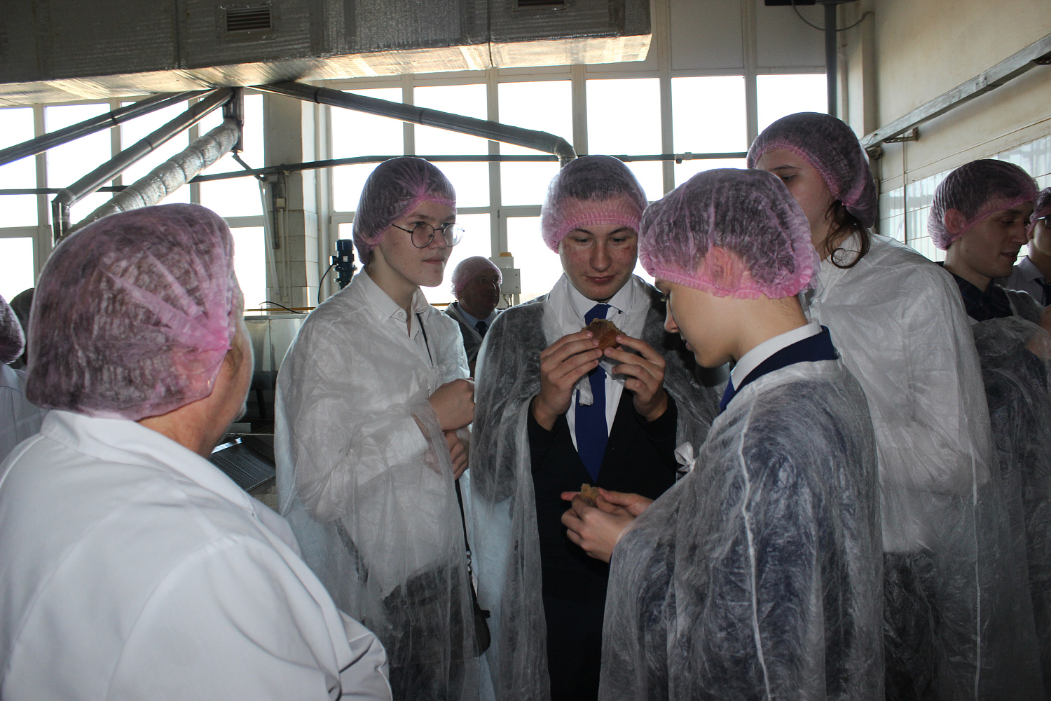 Экскурсія па вытворчасці для школы №18