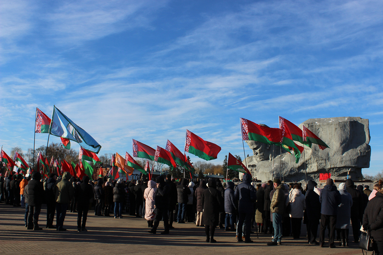 Мітынг да Дня абаронцы Айчыны