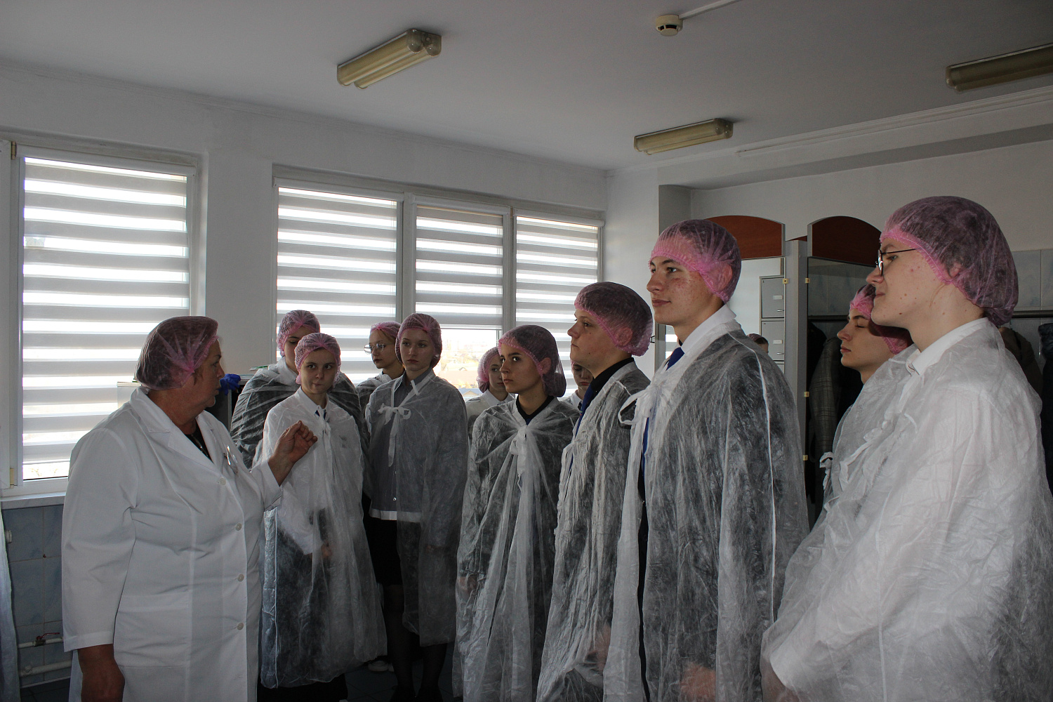 Экскурсія па вытворчасці для школы №18