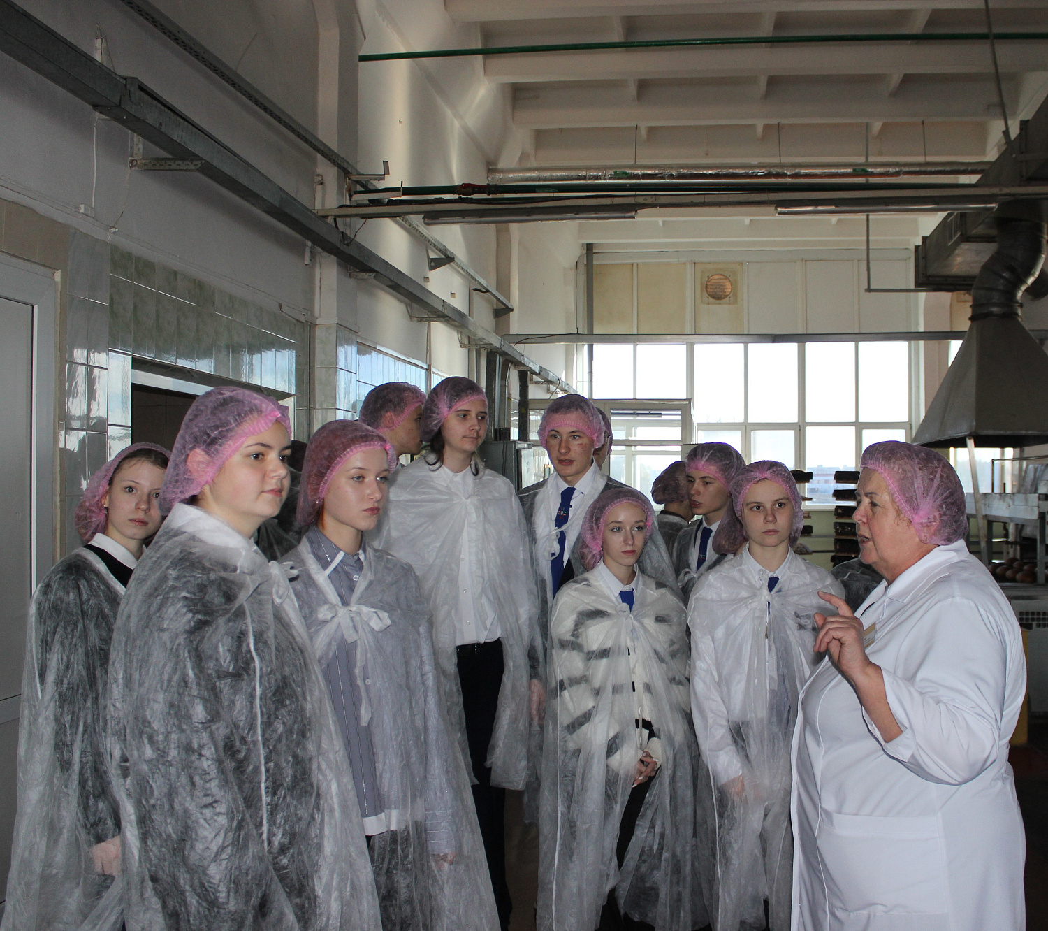 Экскурсія па вытворчасці для школы №18