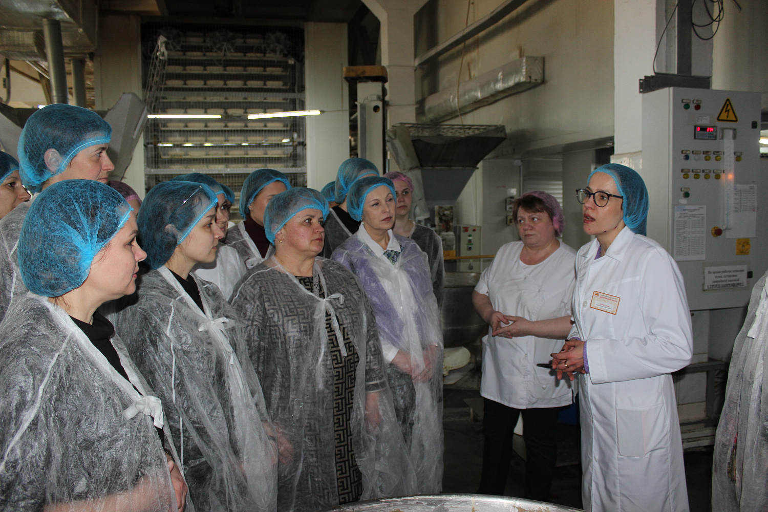 Экскурсія па вытворчасці 21 сакавіка