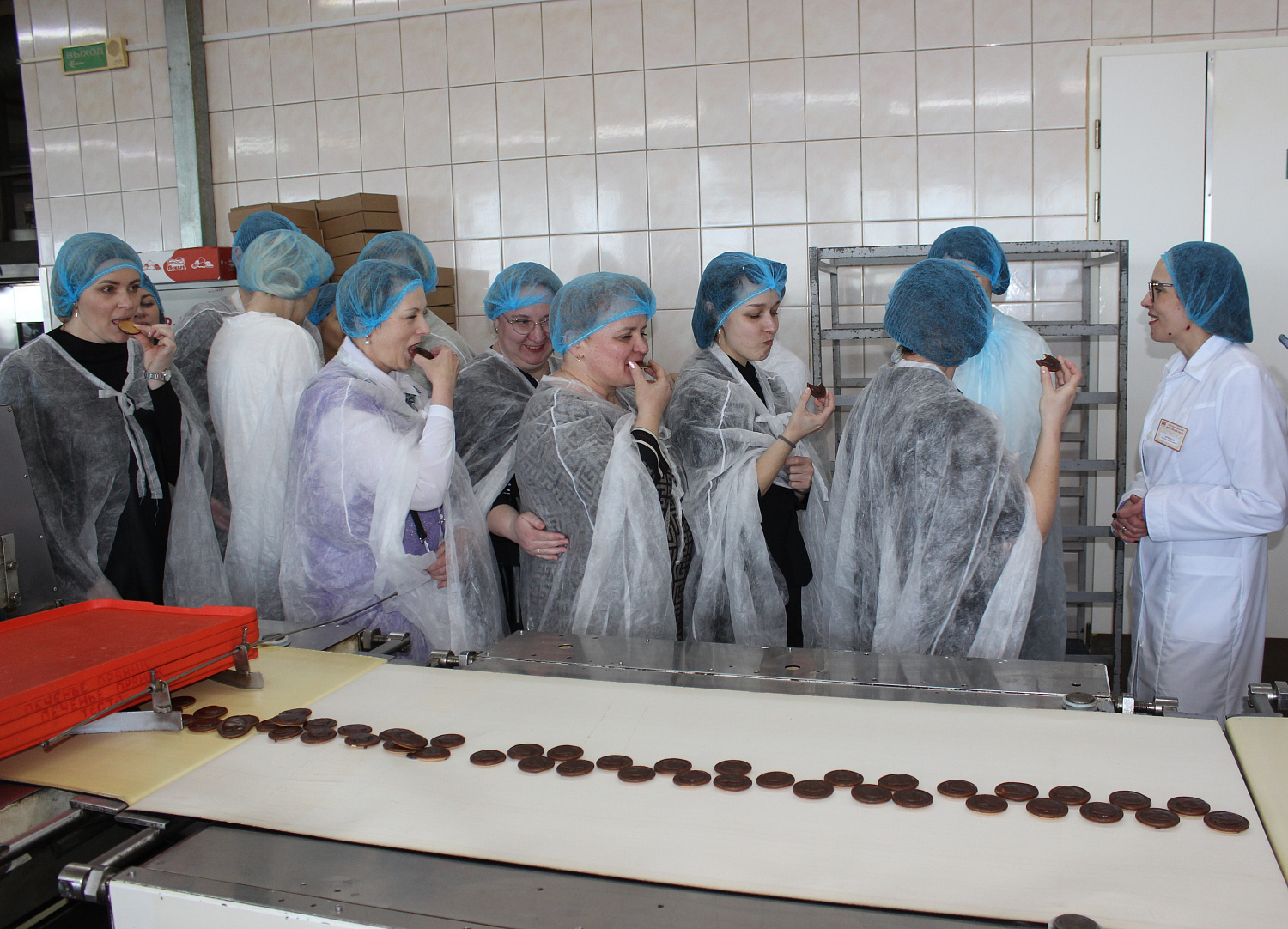 Экскурсія па вытворчасці 21 сакавіка