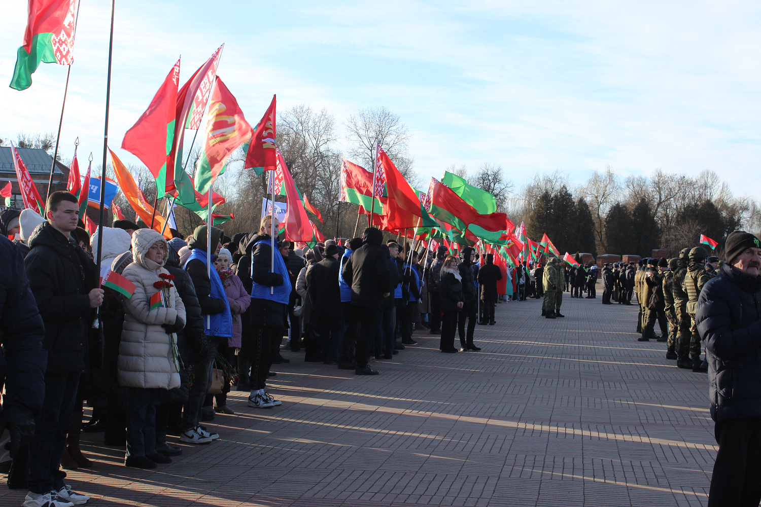 Мітынг да Дня абаронцы Айчыны