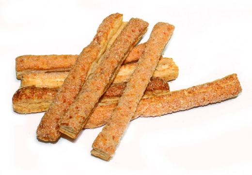 Сладость мучная «Полоска слоеная» сахарная